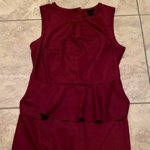 NWOT - H &M Peplum dress in sz. 14